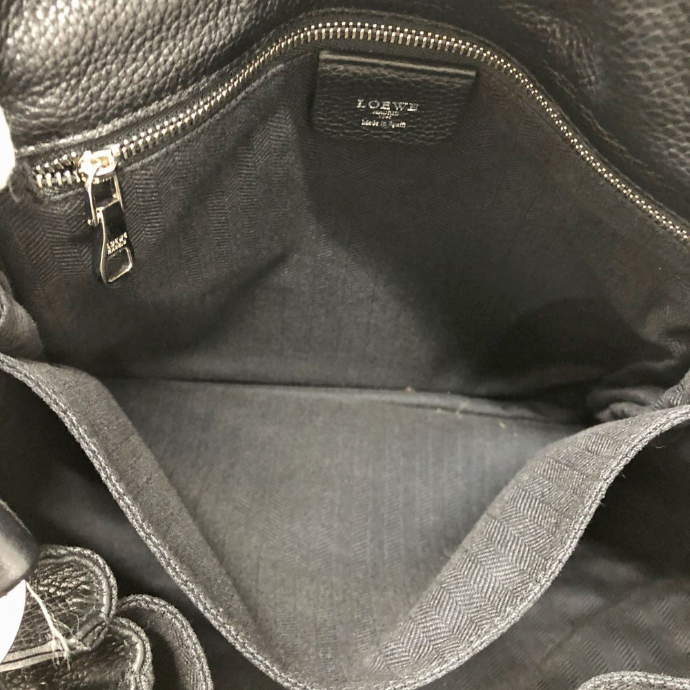 Loewe Flamenco Studded Shoulder Bag Black Drawstring Unique - Picture 9 of 9